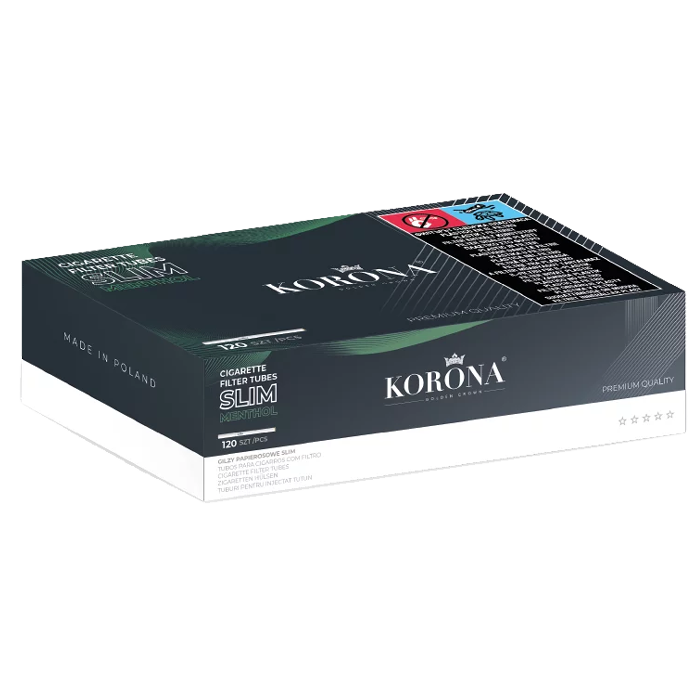 Gilza papierosowa Korona 120 Slim Menthol
