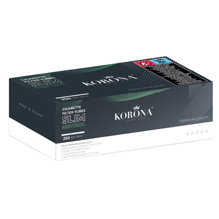 Gilza papierosowa Korona 250 Slim Menthol