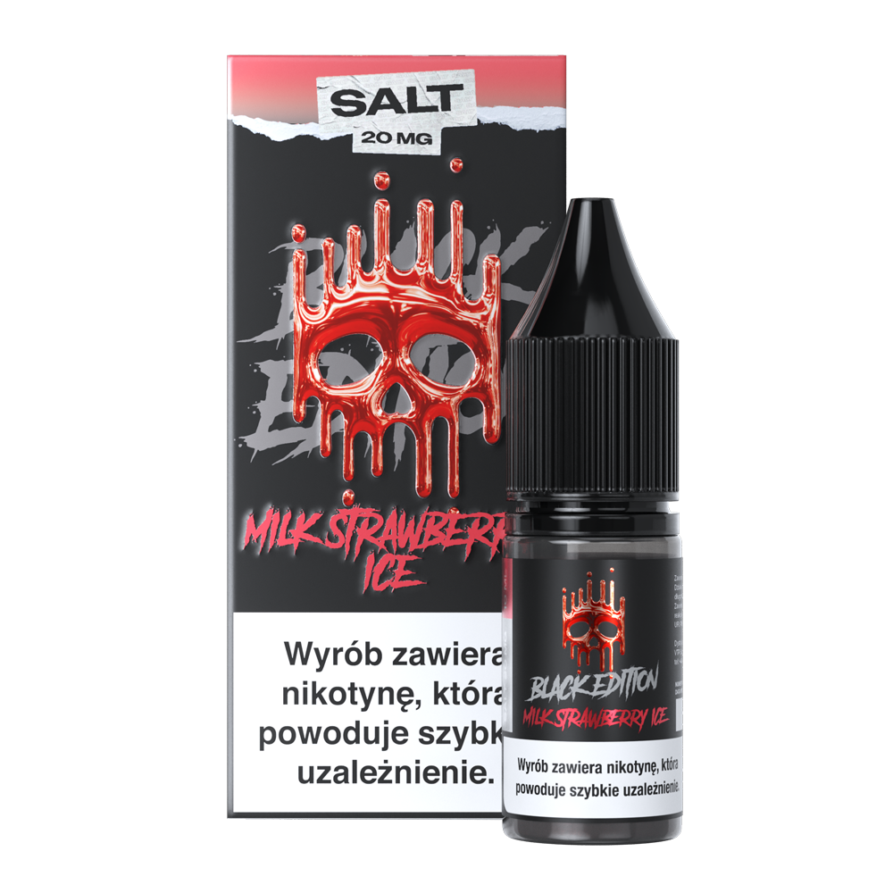 Liquid Dark Line Black Salt Milk Strawberry