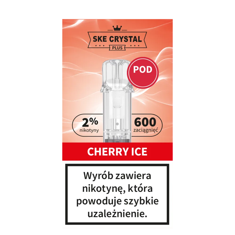 Crystal Plus X 600 Cherry Ice - BEZ GRZAŁKI