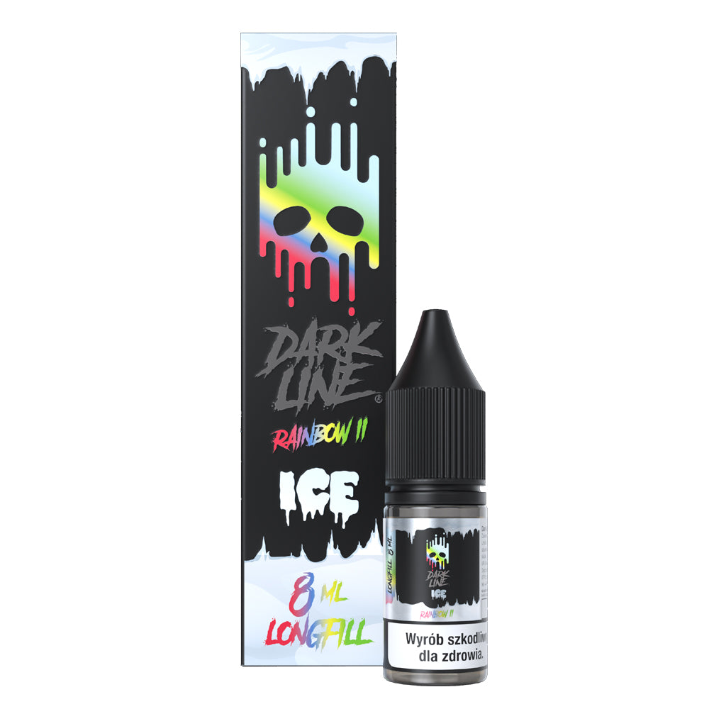 Longfill Dark Line Ice 8ml Rainbow II
