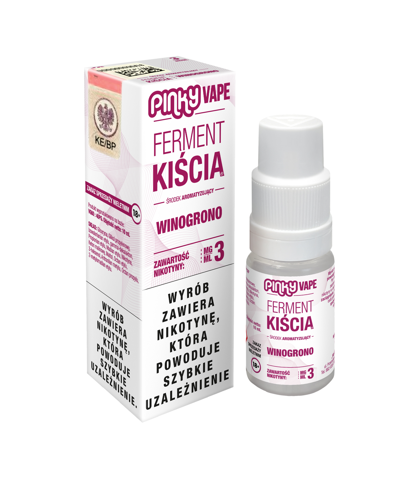 Liquid Pinky Vape Ferment Kiścia