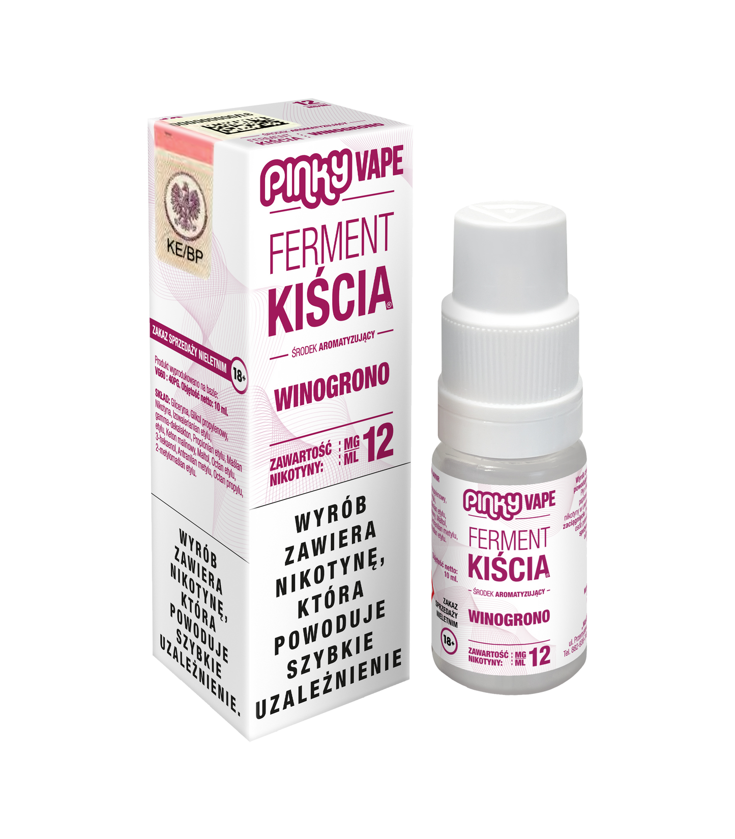 Liquid Pinky Vape Ferment Kiścia