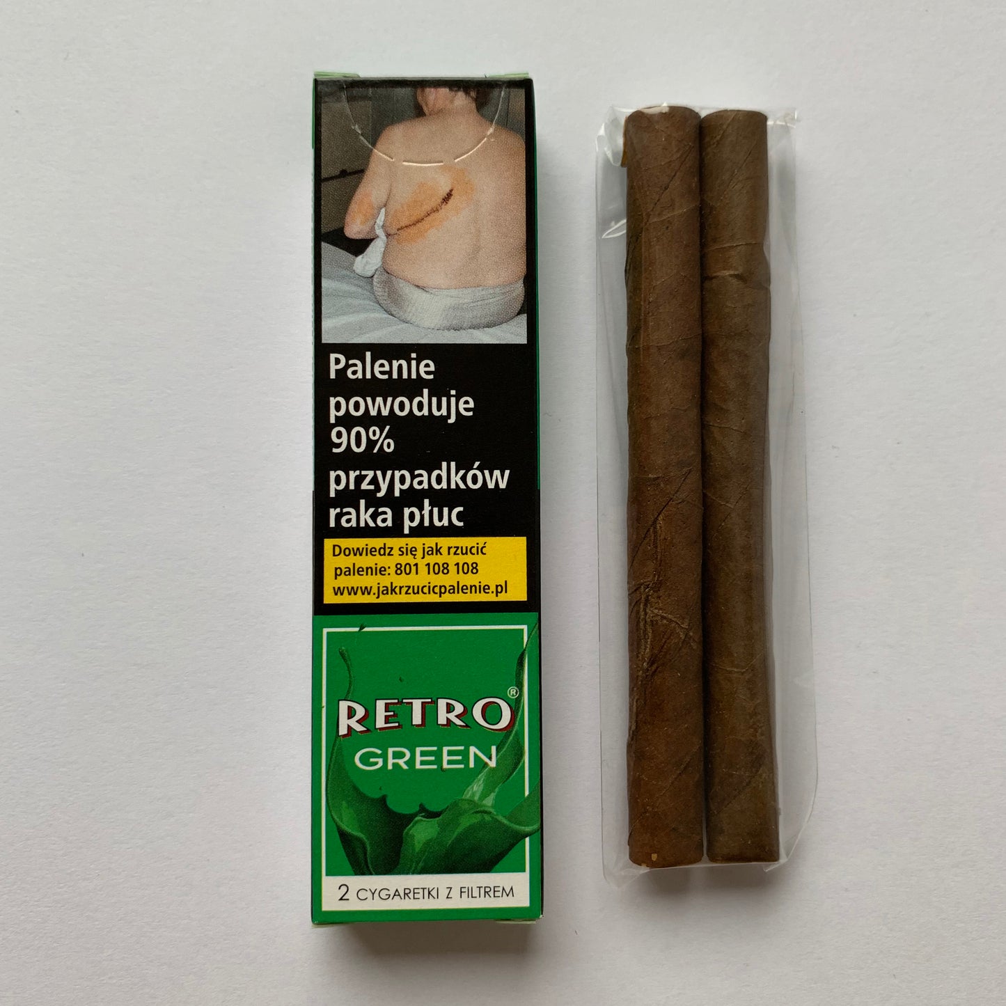 Cygaretki Retro Green