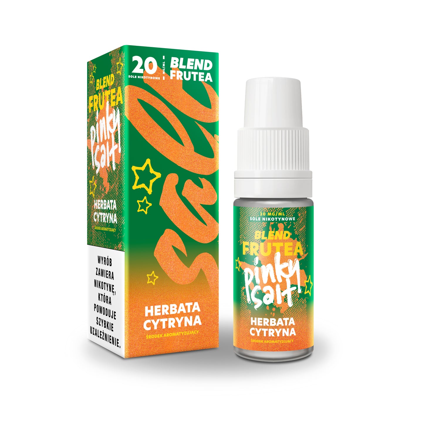 Liquid Pinky Vape Salt Herbata Cytryna