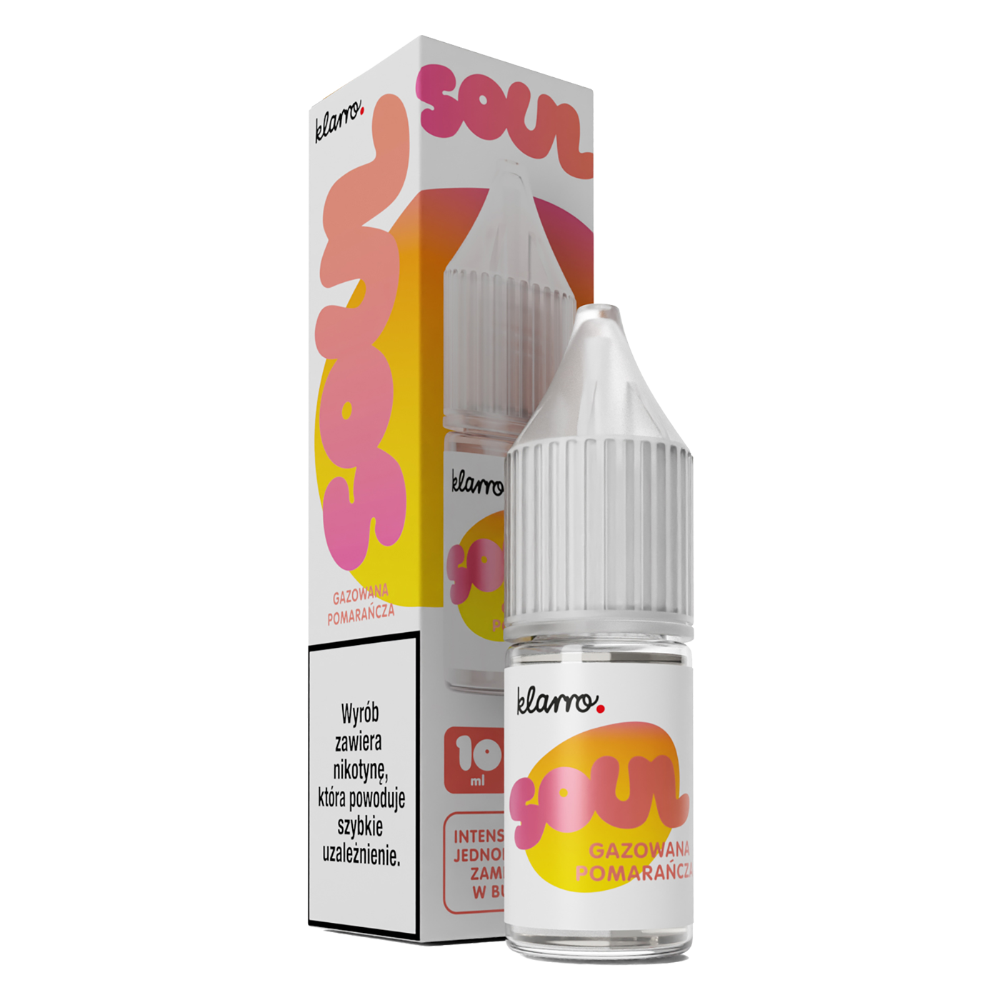Liquid Klarro Soul Salt Gazowana Pomarańcza