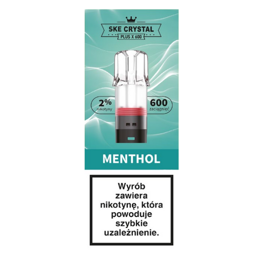 Crystal Plus X 600 Menthol - BEZ GRZAŁKI