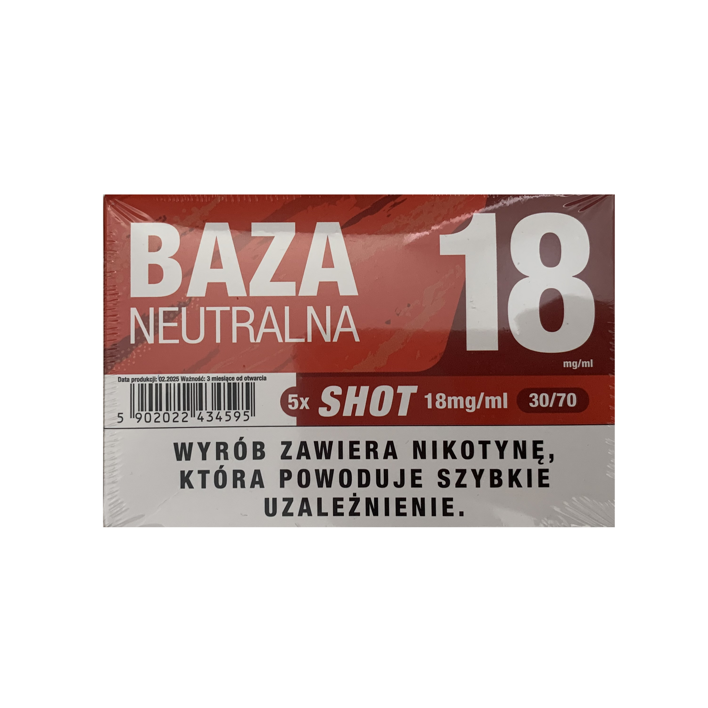 Shot Nikotynowy 5x18mg/ml