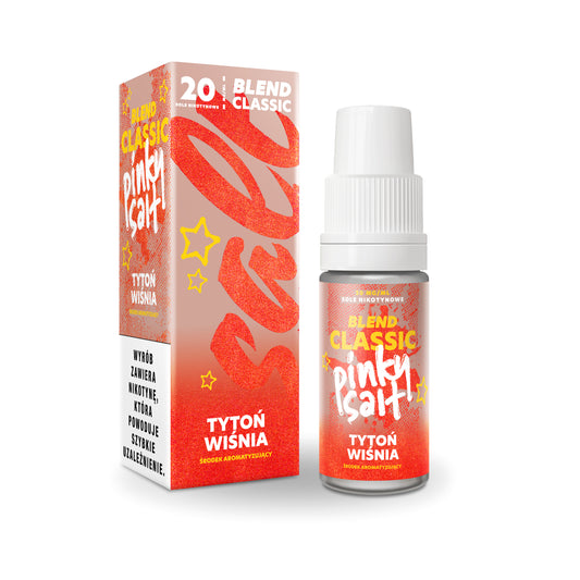 Liquid Pinky Vape Salt Tytoń Wiśnia