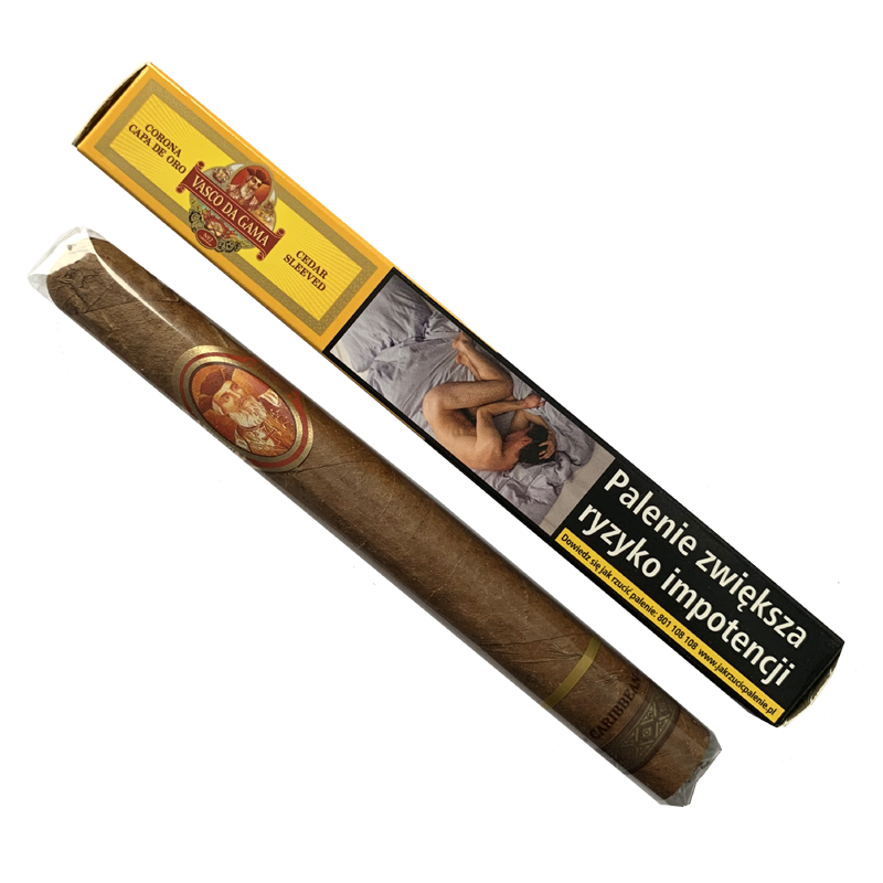 Cygaro Vasco Da Gama Corona Capa De Oro