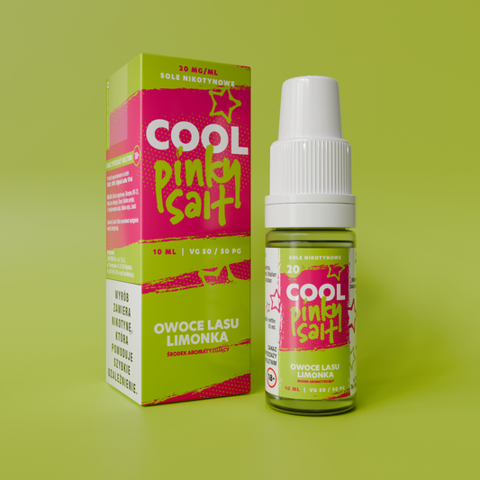 Liquid Pinky Vape Cool Salt Owoce Lasu Limonka