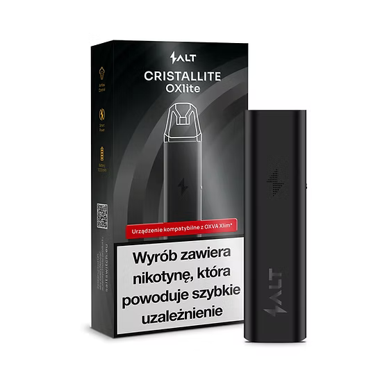 E-papieros POD CRISTALLITE OXlite Black