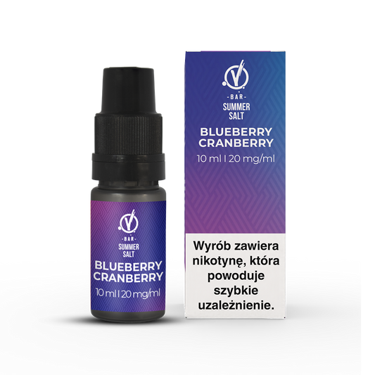 Liquid VBar 10ml Summer Salt Blueberry Cranberry