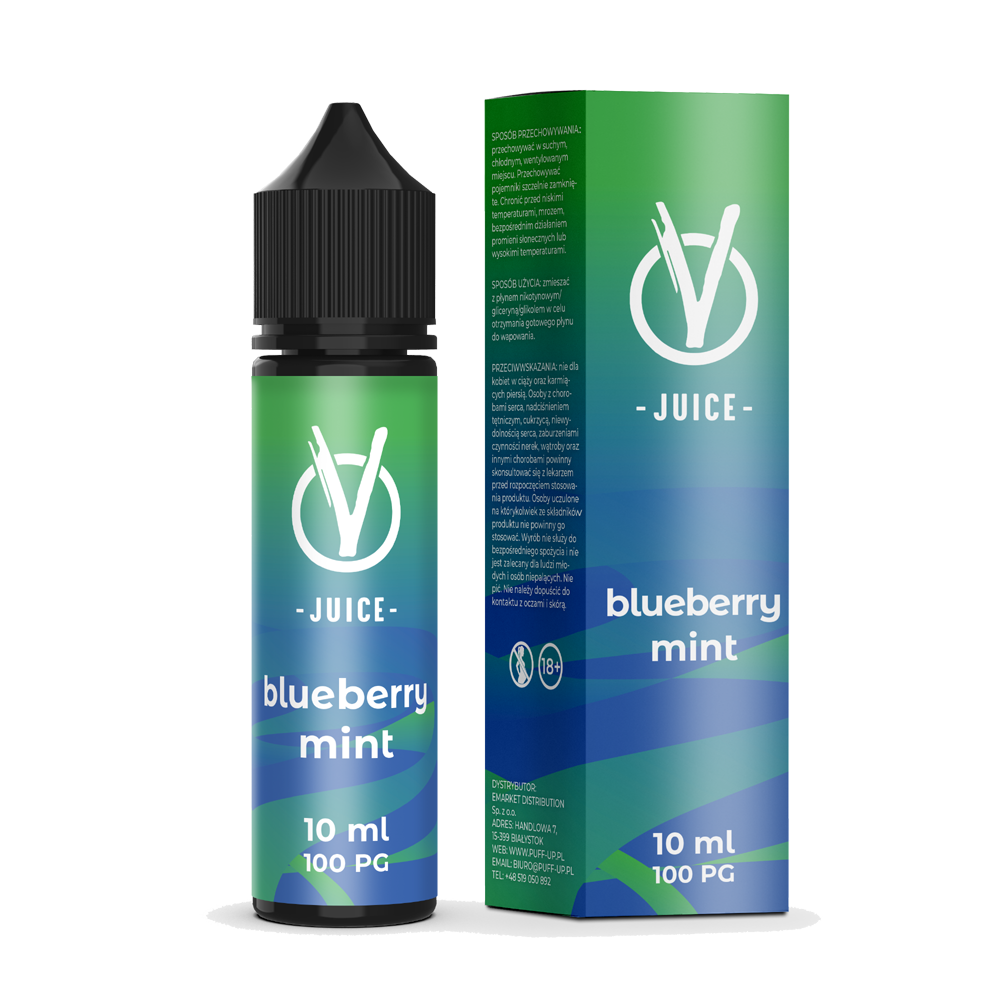 Longfill VJuice 10ml Blueberry Mint