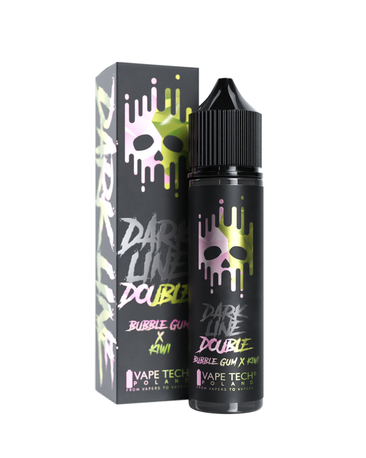 Longfill Double Dark Line 8ml Bubble Gum Kiwi