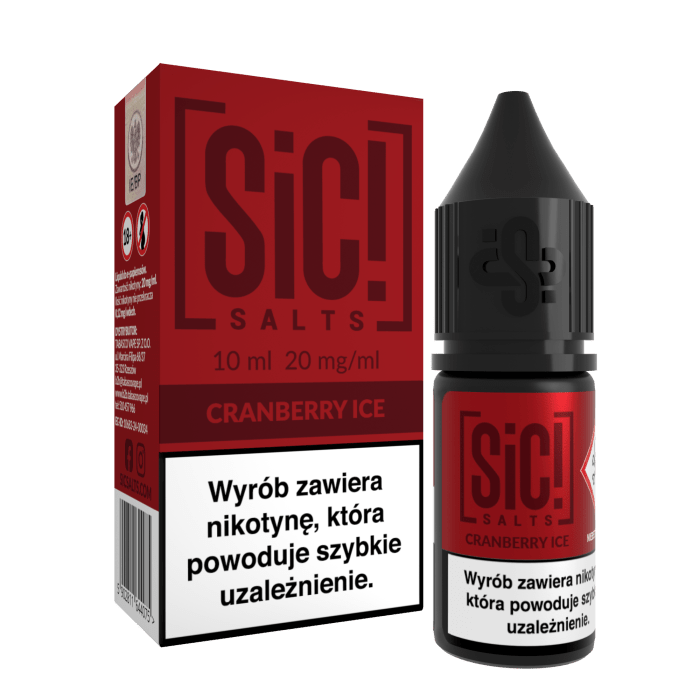 Liquid SiC! Salts Cranberry Ice