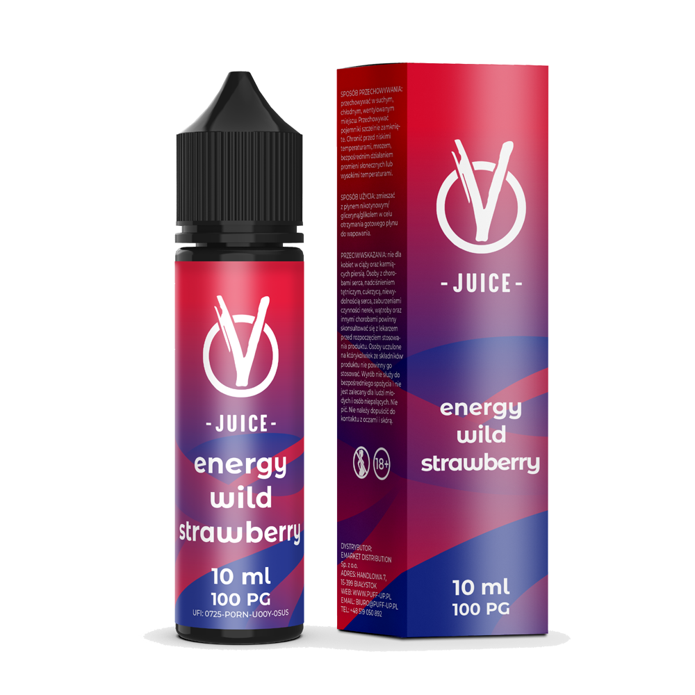 Longfill VJuice 10ml Energy Wild Strawberry