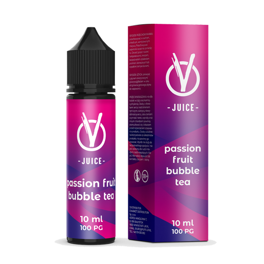 Longfill VJuice 10ml Passion Fruit Bubble Tea