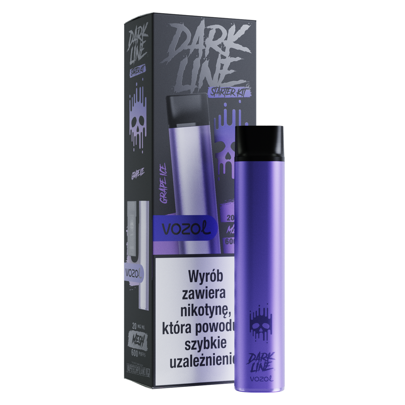 Dark Line Bateria + POD 2ml Grape Ice