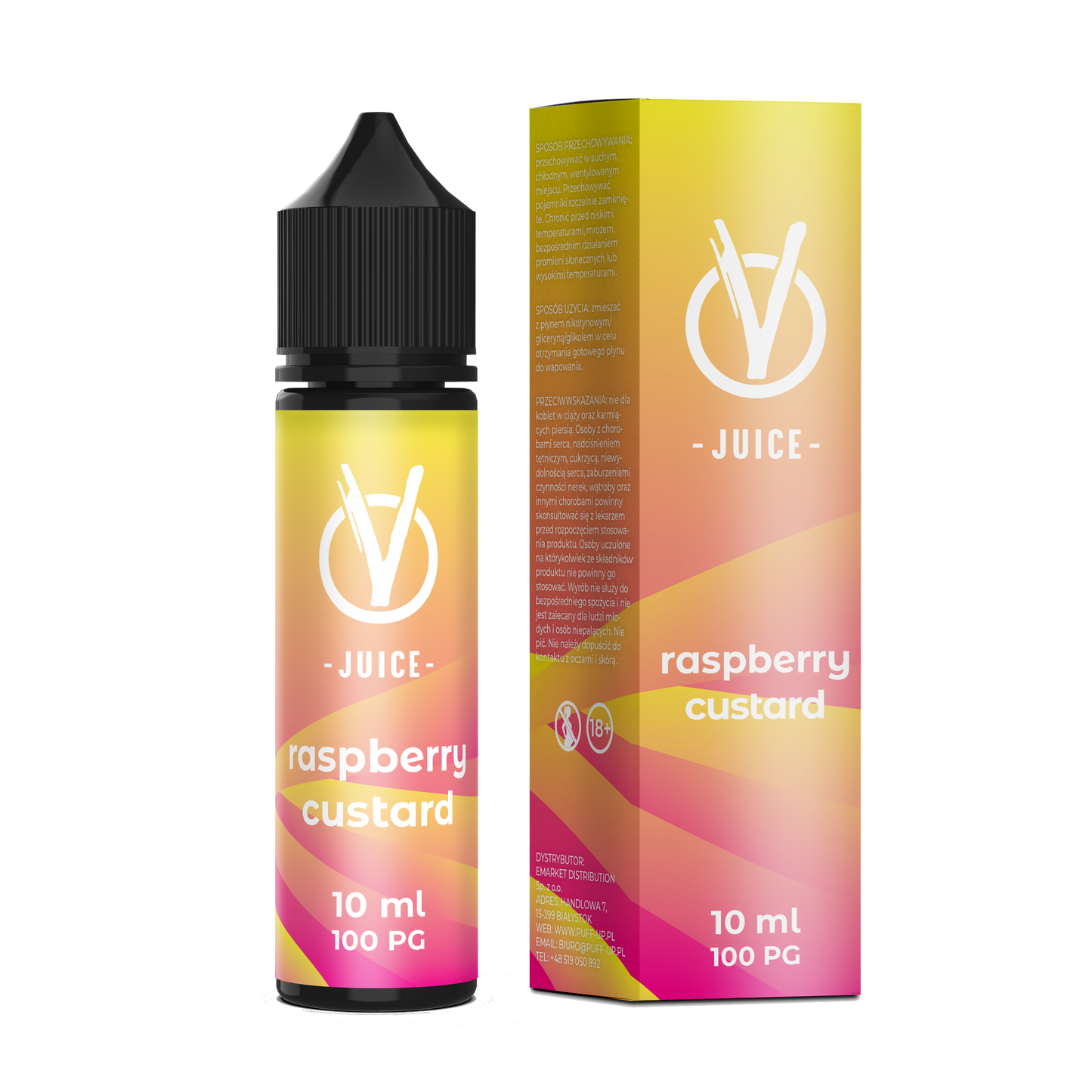 Longfill VJuice 10ml Raspberry Custard