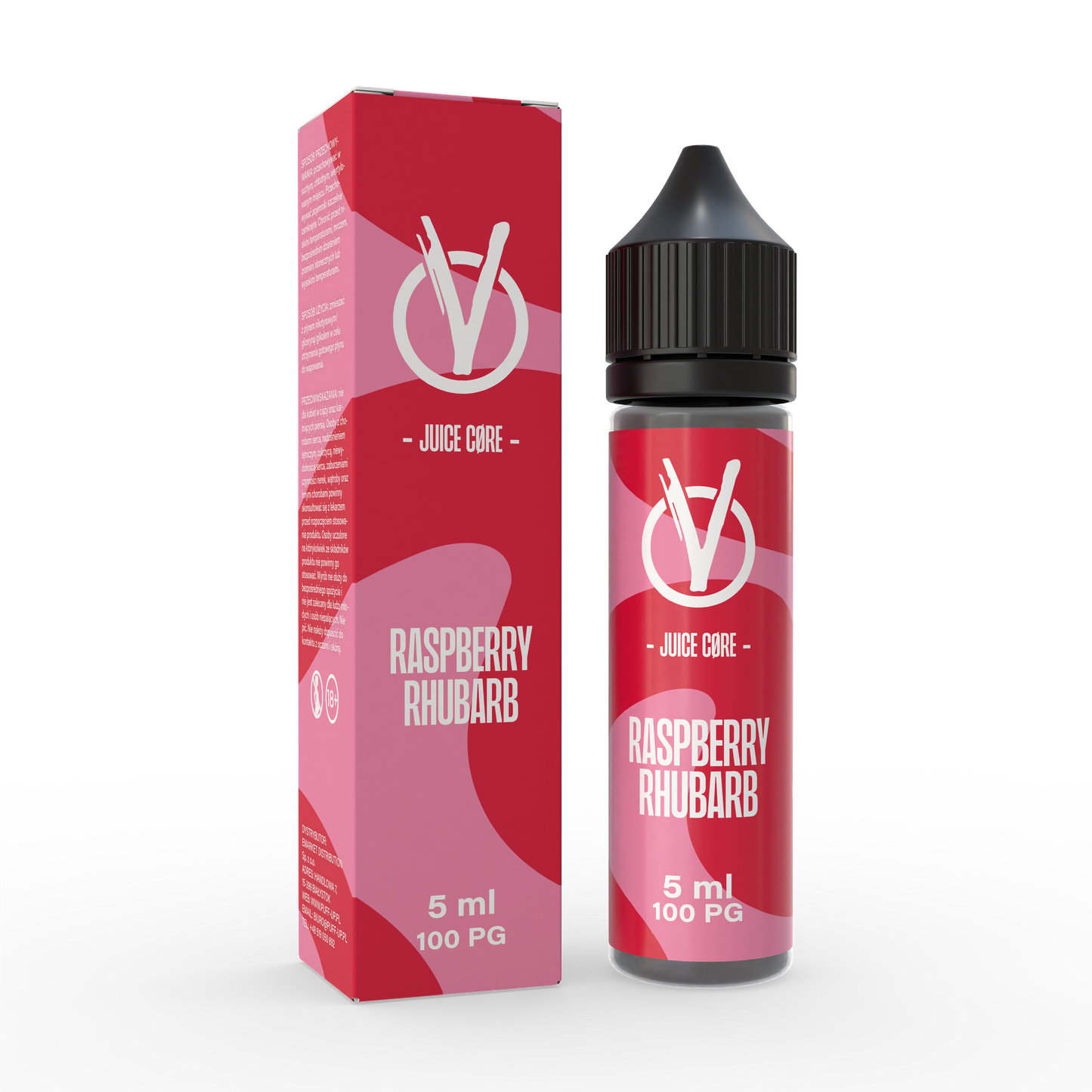 Longfill VJuice Core 5ml Raspberry Raspberry Rhubarb