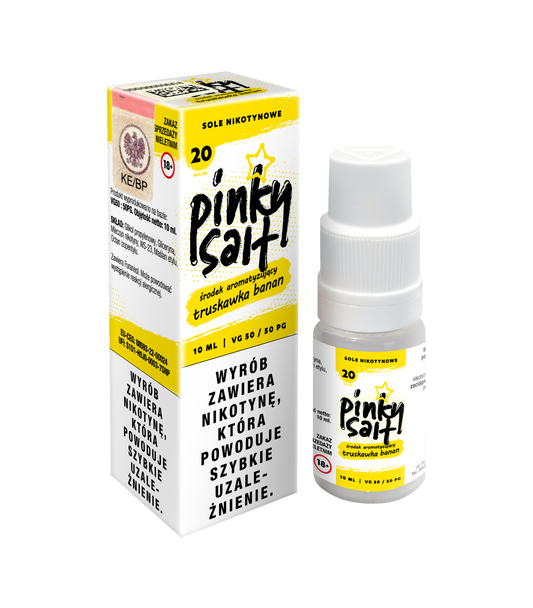 Liquid Pinky Vape Salt Truskawka Banan