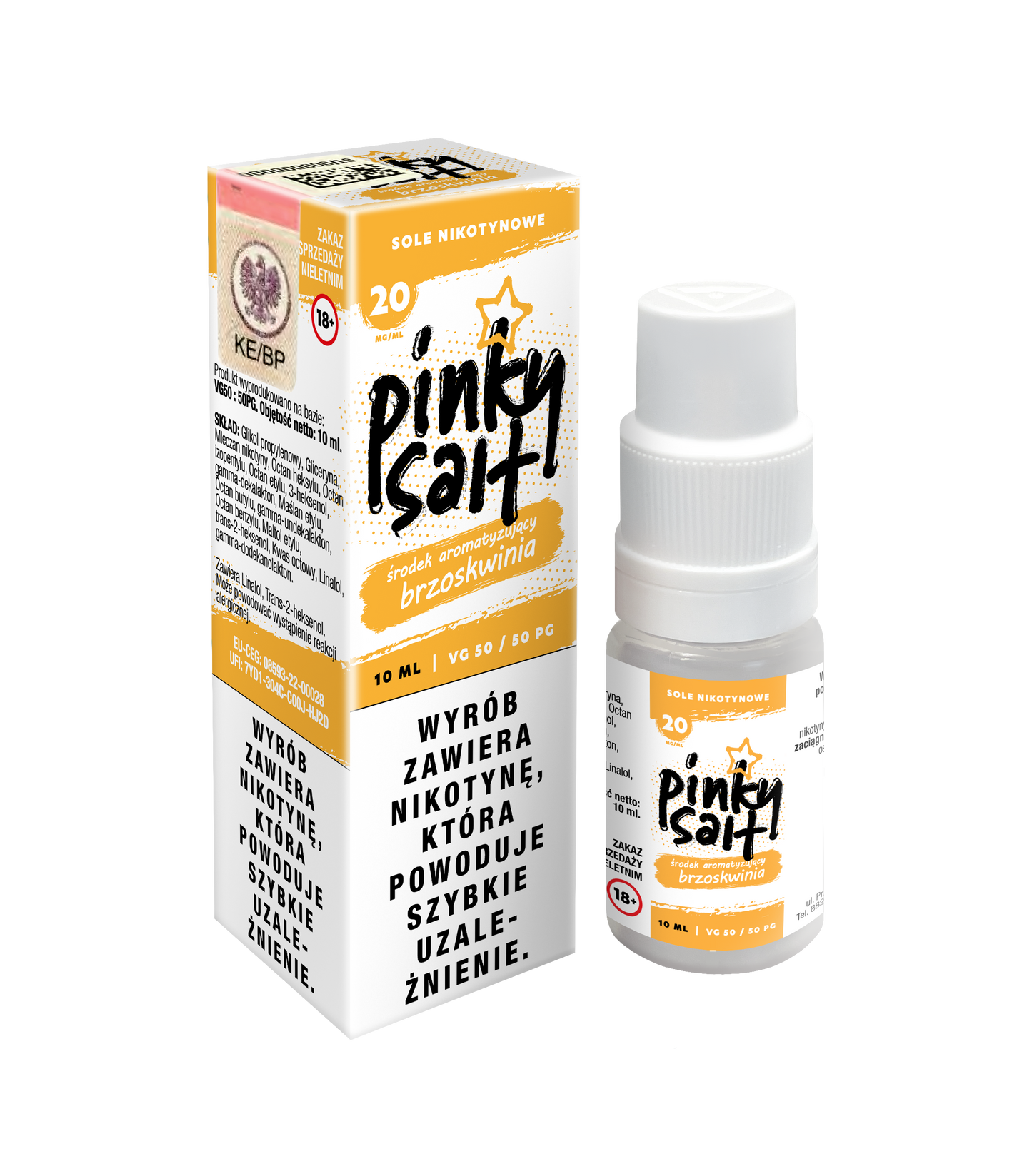 Liquid Pinky Vape Salt Brzoskwinia