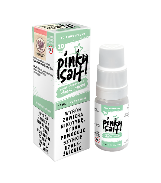 Liquid Pinky Vape Salt Słodka Mięta