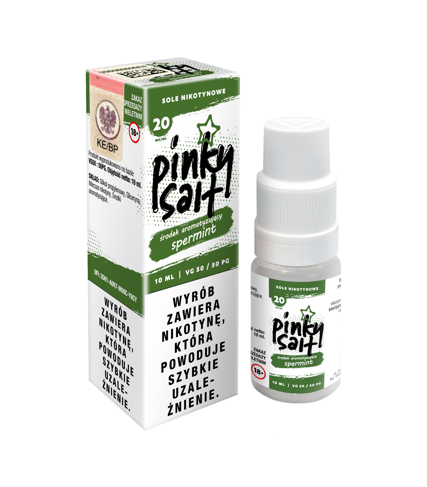 Liquid Pinky Vape Salt Spermint