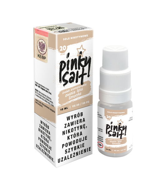 Liquid Pinky Vape Salt Owoce Lasu Limonka