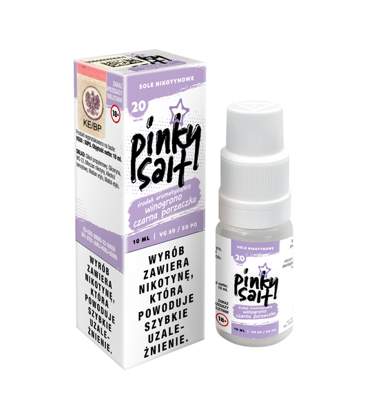 Liquid Pinky Vape Salt Winogrono Czarna Porzeczka