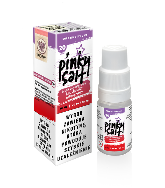 Liquid Pinky Vape Salt Truskawka Winogrono