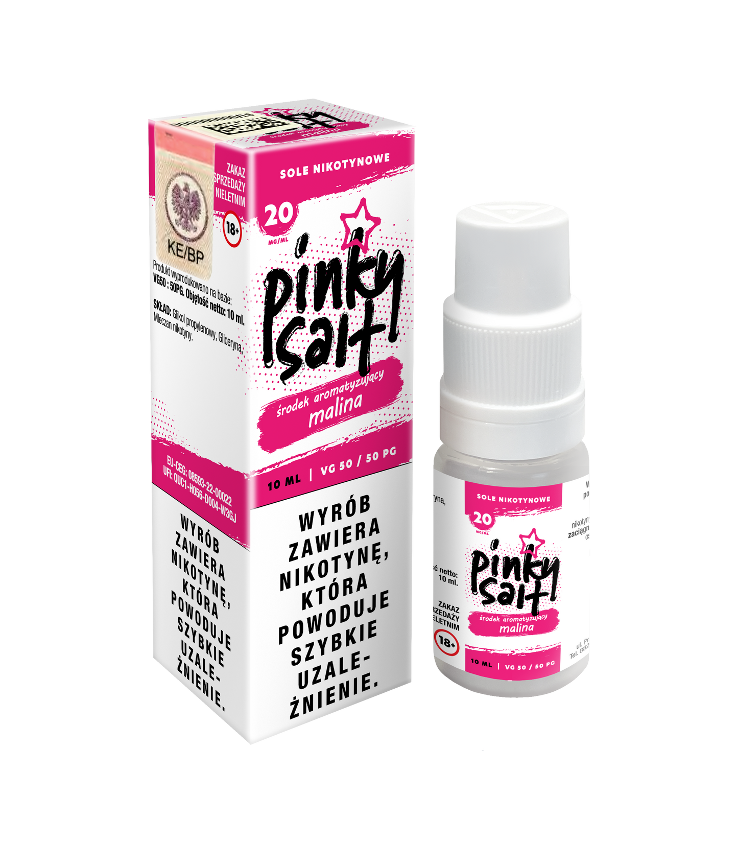 Liquid Pinky Vape Salt Malina