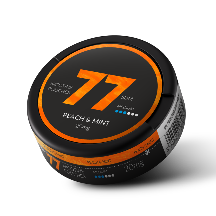 Woreczki nikotynowe 77 Peach & Mint