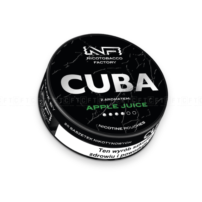 Woreczki nikotynowe Cuba Apple Juice
