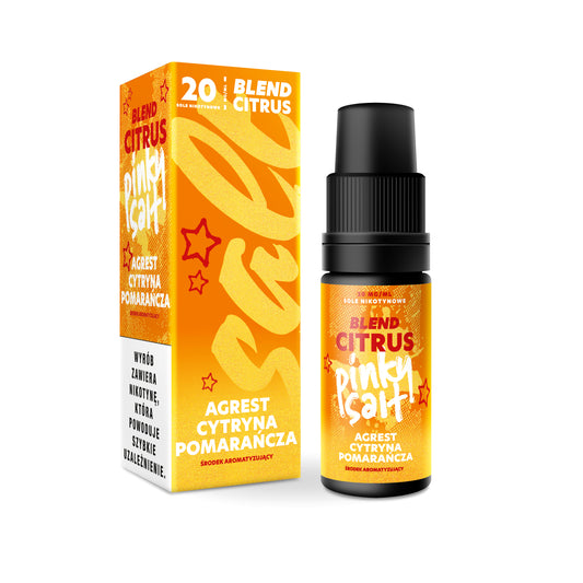 Liquid Pinky Vape Salt Agrest Cytryna Pomarańcza