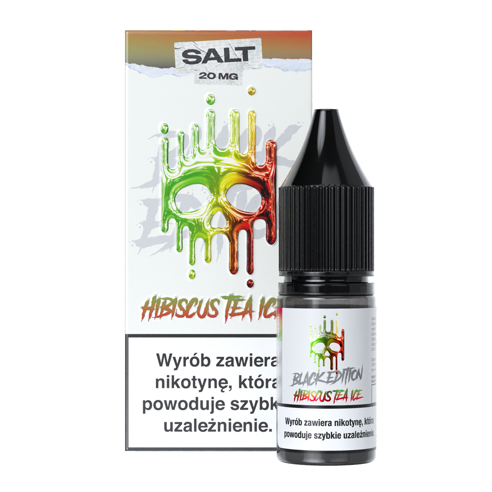 Liquid Dark Line Black Salt Hibiscus Tea Ice