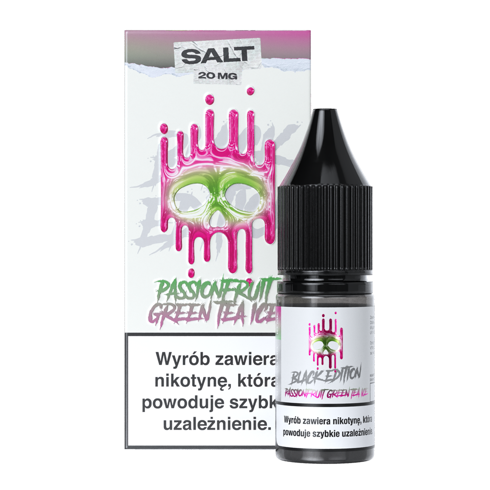 Liquid Dark Line Black Salt Passion Fruit Green Tea Ice