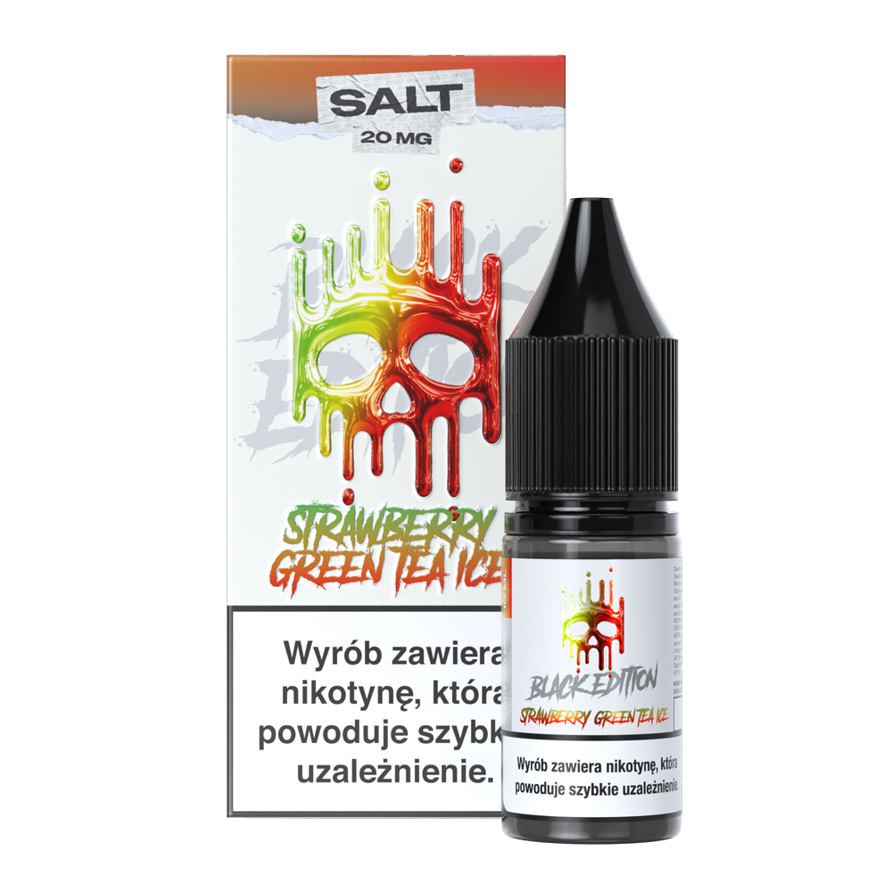 Liquid Dark Line Black Salt Strawberry Green Tea Ice