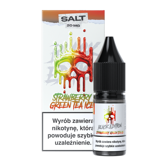 Liquid Dark Line Black Salt Strawberry Green Tea Ice