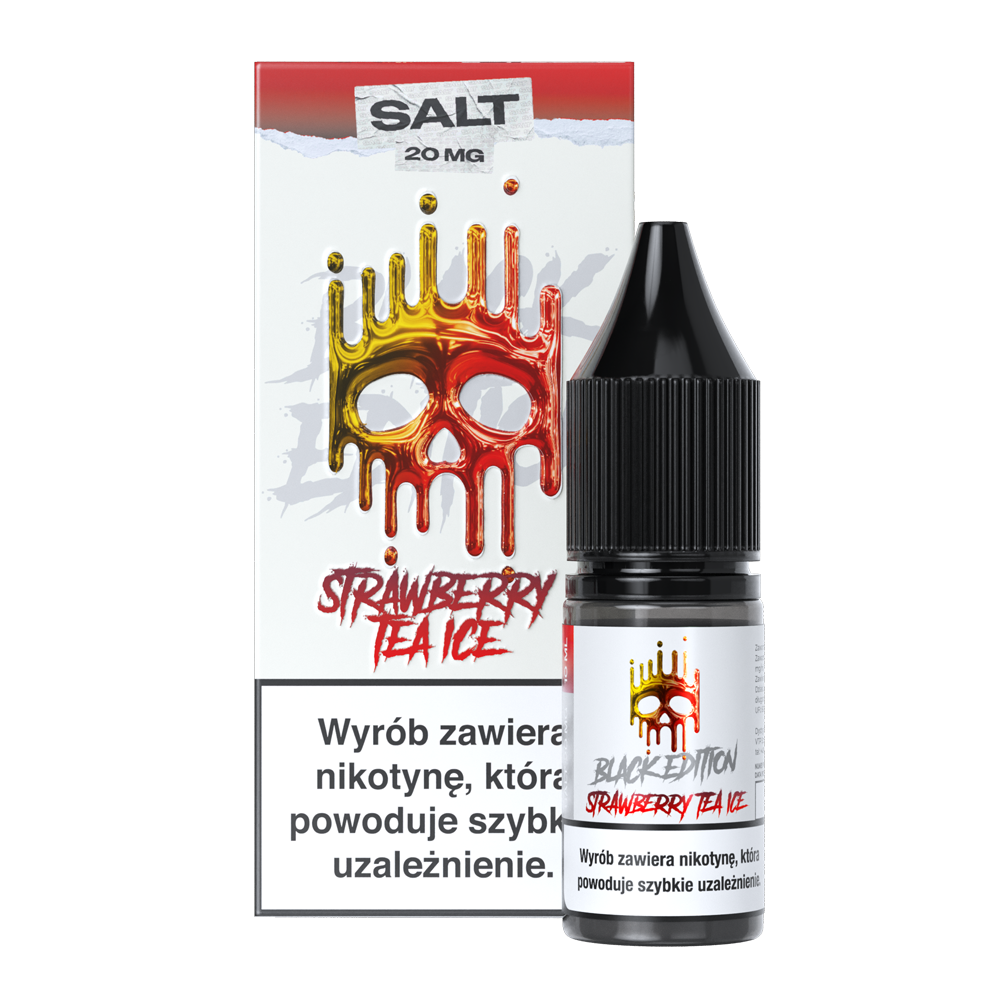 Liquid Dark Line Black Salt Strawberry Tea Ice