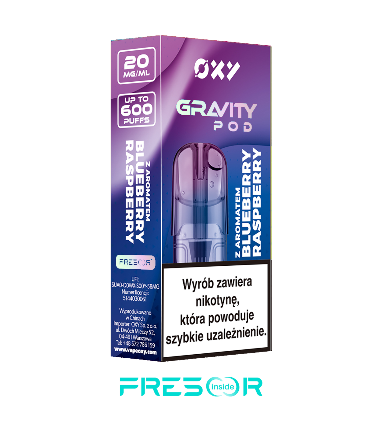 OXY Gravity POD Blueberry Raspberry