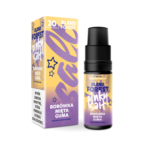Liquid Pinky Vape Salt Borówka Mięta Guma