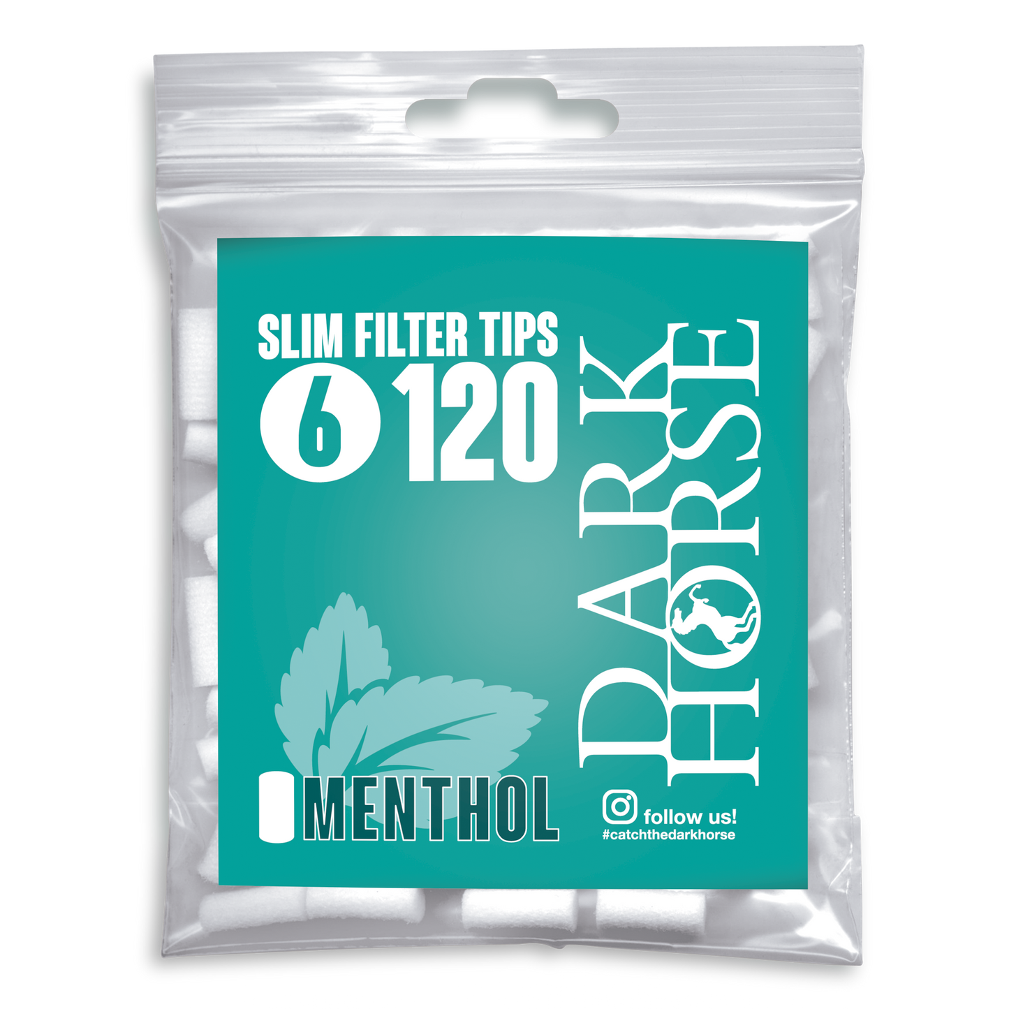 Filtry Dark Horse 6mm Menthol