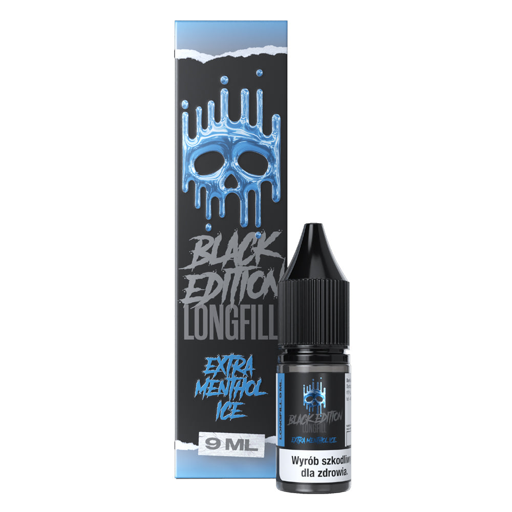 Longfill Dark Line Black Edition 9ml Extra Menthol Ice
