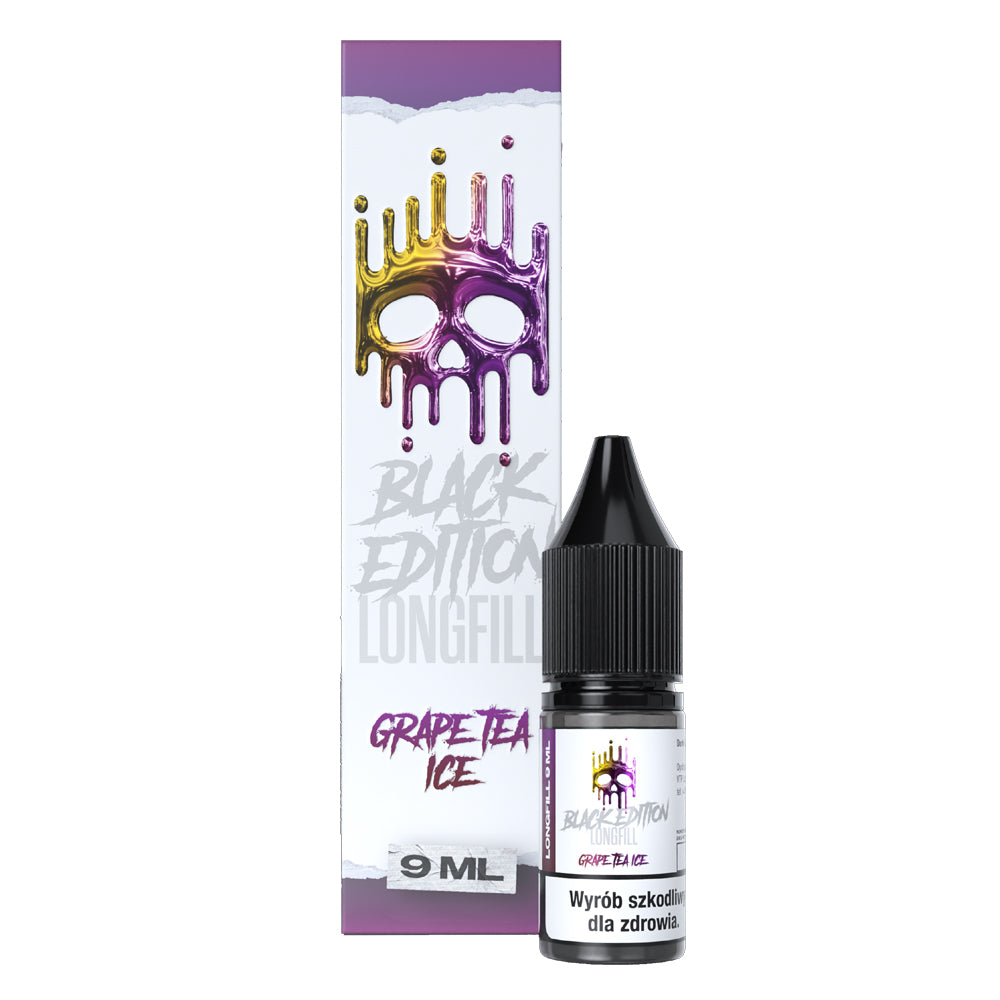 Longfill Dark Line Black Edition 9ml Grape Tea Ice