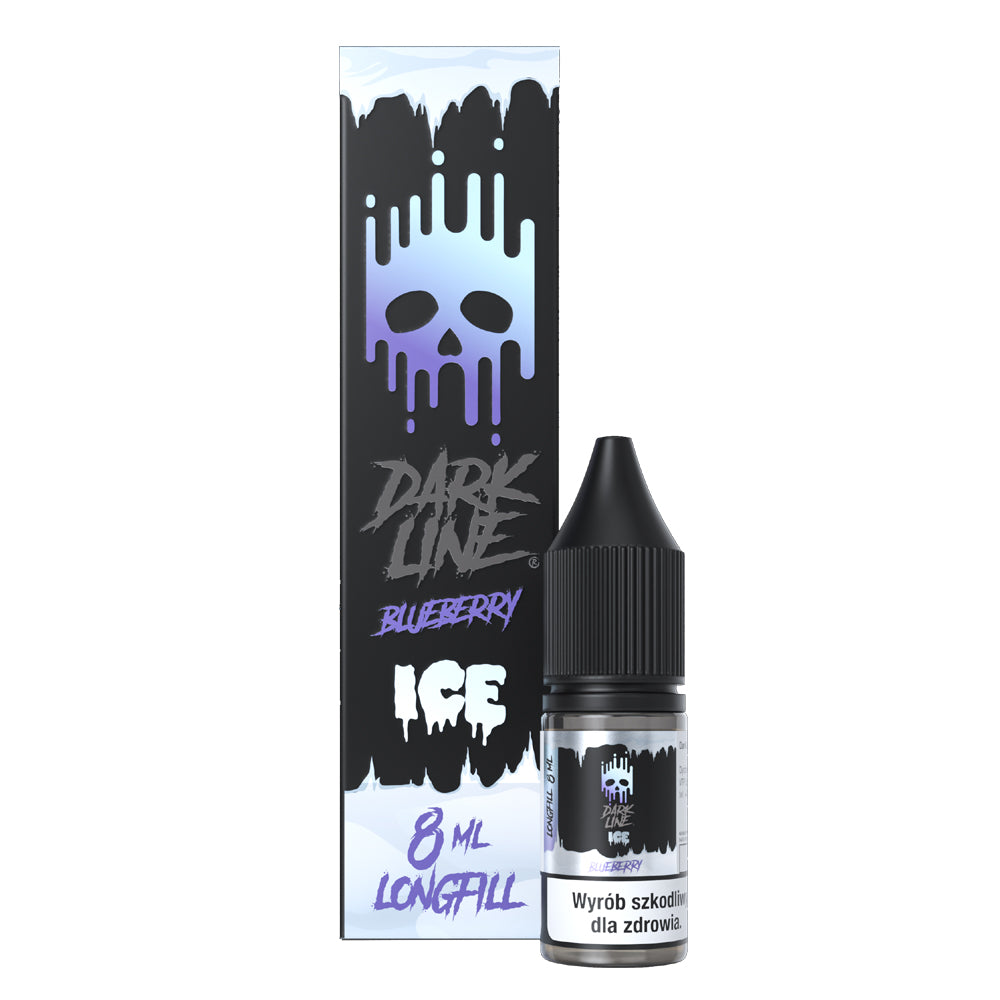 Longfill Dark Line Ice 8ml Blueberry