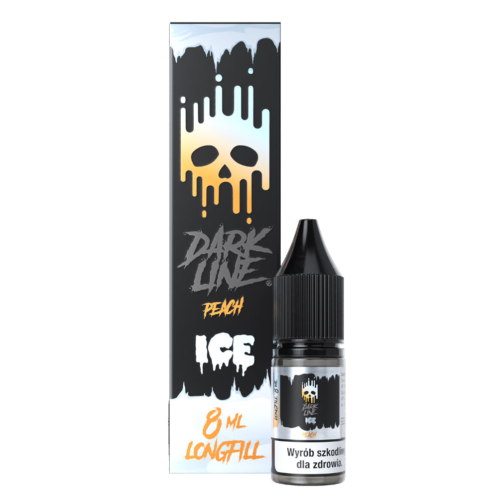 Longfill Dark Line Ice 8ml Peach