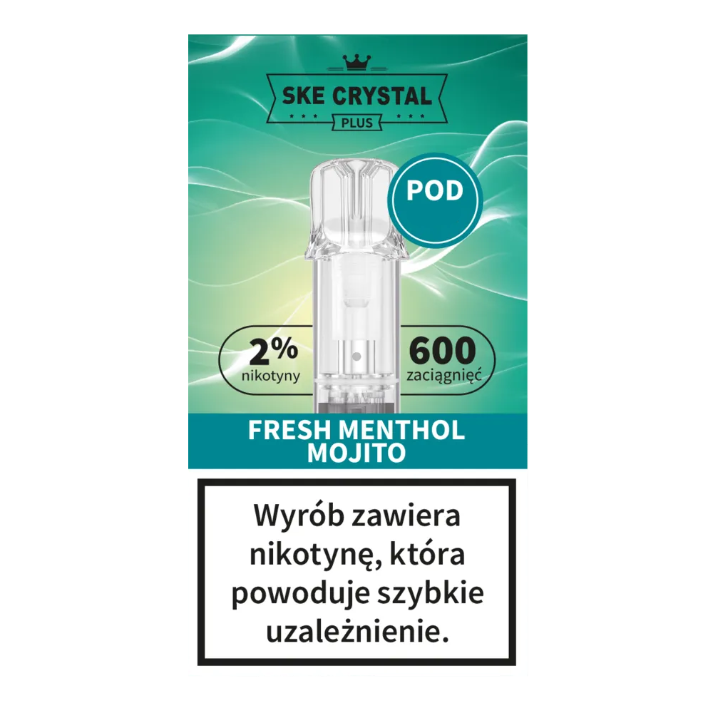 Crystal Plus X 600 Fresh Menthol Mojito - BEZ GRZAŁKI