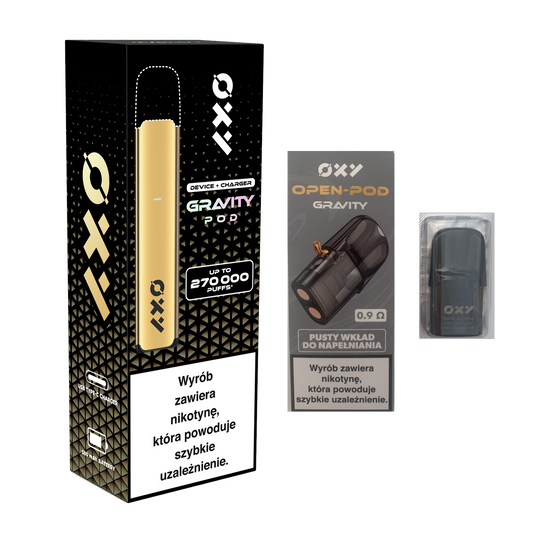 OXY Gravity POD Bateria Gold + Kartridż 0.9Ω